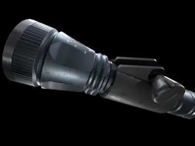 Flashlight B GameReady Free low-poly 3D model