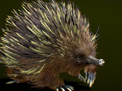 Echidna  3D model