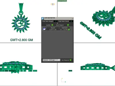 FASHION  PENDANT 3D model