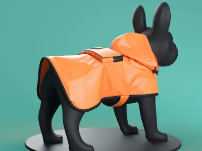 Mondog Cape Poldo Dog Couture 3D model