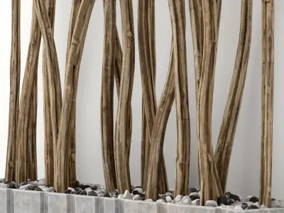 Planter branch crooked n2 3D model