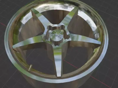 OZ Chrono HT Wheels Rims 3D Print Ready 3D print model