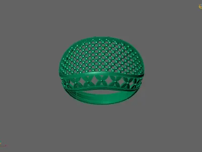 Plain Ring Women Ready STL 3DM Models Womens Rings 3D models 3D print model 32
