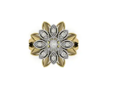 diamond ring 3D print model purchase
