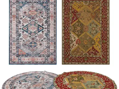 Rugs No 717 Low-poly 3D model