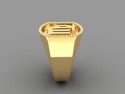 Virgo Ring Version 2 For Print STL 3D print model