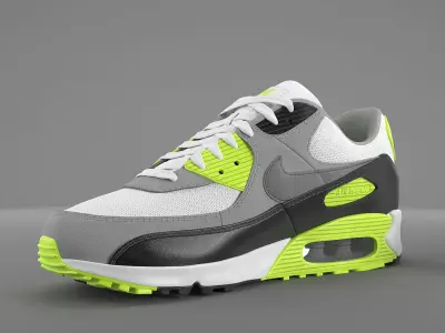 Air Max 90 Nike PBR Low-poly 3D model