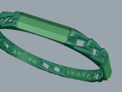 Bangle cartier-02 3D print model
