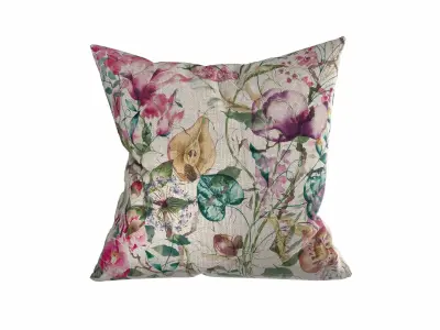 Floral Pillow SET 3D model