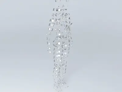 Face girl Free 3D model