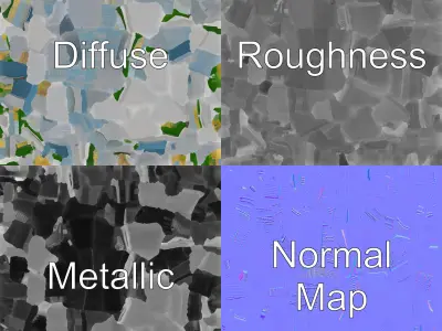 Futuristic Glass Skyscraper with Neon Facade model pack Low-poly 3D model