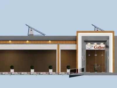 Cup cafe  3D model