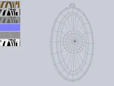 Pendant Low-poly 3D model