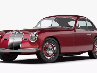 Maserati A6 1500 GT 1947 - 1950 3D model