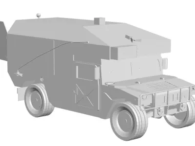 Cars - Ambulance Army 3D print model