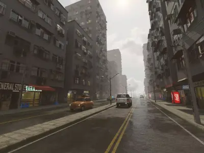 Urban Street 3D model