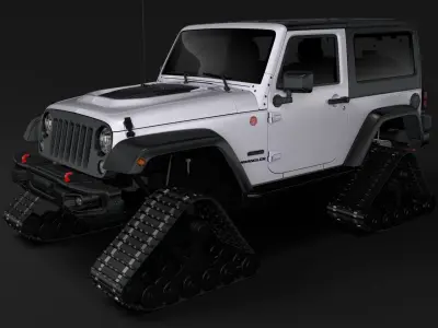 Jeep Wrangler Crawler Rubicon Recon JK 2017 3D model