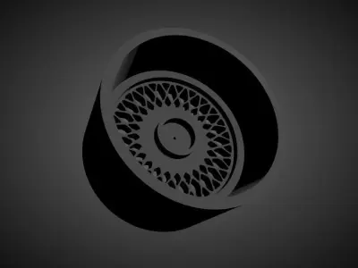 Enkei 92 scalable and Printable rim 3D print model