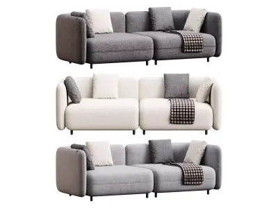 Sofa A123 by Delavega 3D model