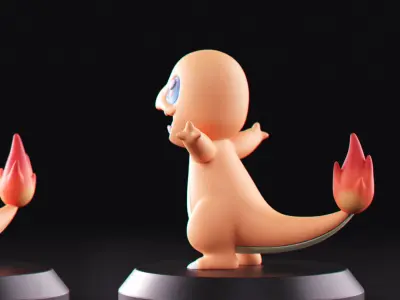 Pokemon - Charmander 3D print model