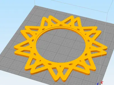 DECORATIVE PHOTO FRAMES SET OF 3 3D print model