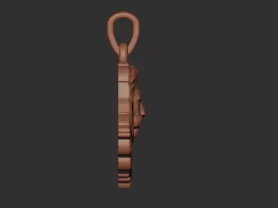 Lion Pendant Printable 3D print model