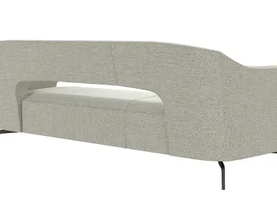 Minerva Sofa Holly Hunt 3D model