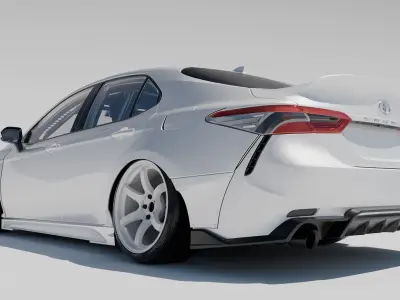 Toyota Camry Slammed 3D Model 3D model