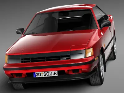 Toyota Celica 1985-1989 st165 3D model