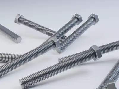 Quality 3D print-ready Screw Model 3D model