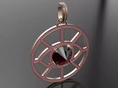 Eye pendant  3D print model