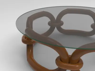 Bilp Coffee Table Low-poly 3D model