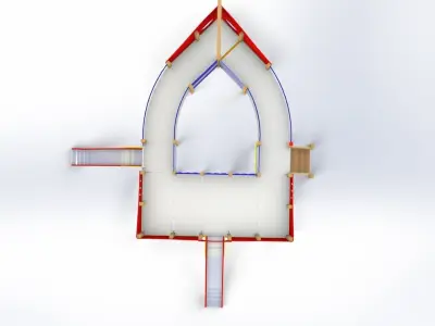 Playground ship BRIG 3D model