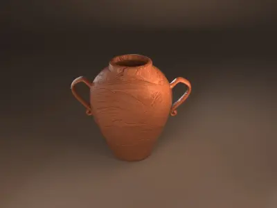 Mud Vase  3D model