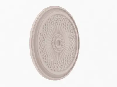 Classic Ceiling Medallion 56 3D model