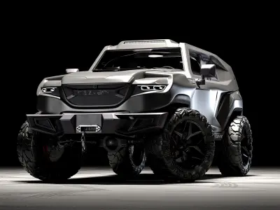 Rezvani Tank X 3D model