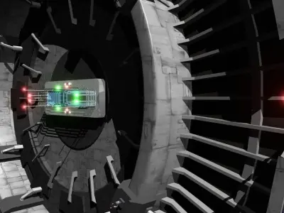 babbage station model Low-poly 3D model