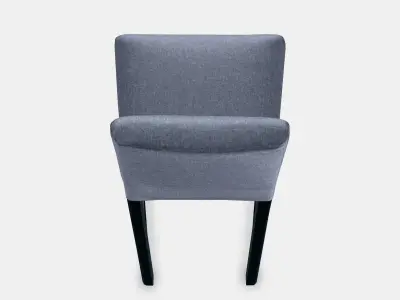 BERGMUND Bar stool with backrest 1 Low-poly 3D model