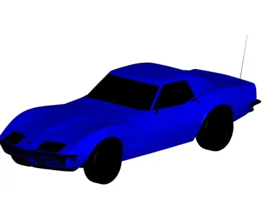 Chevrolet Corvette convertible 1966 3D model