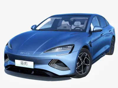2024 BYD Seal EV Champion Edition With interior 3D model