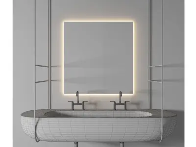 Luxury Bathroom 243 3D model