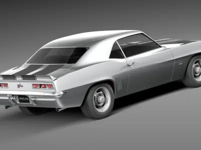 Chevrolet Camaro Z28 CG 1969 3D model