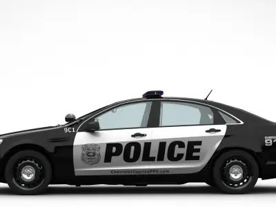 Chevrolet Caprice Police Patrol 3D model