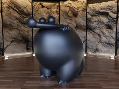 Crocodile Alligator Creature Figure Fan Art Toy  3D print model