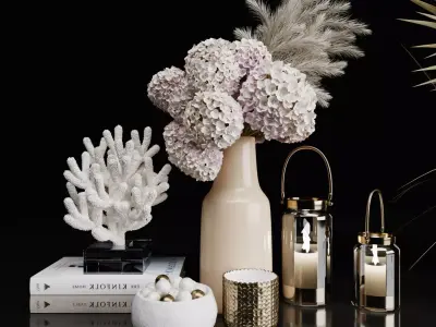 Modern Minimalist Decorative Set 3D model