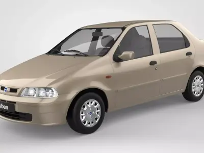 Fiat Albea 2003 3D model