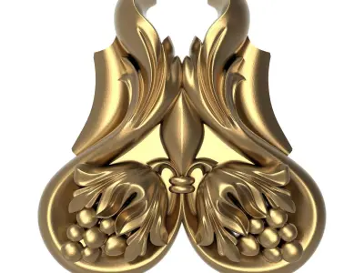  decorative pattern ready for 3D printing 3D model 14