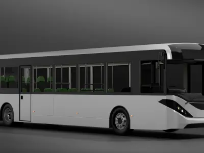 ADL Enviro 200 mmc City Bus 3D model