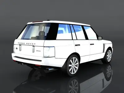 Land Rover Range Rover Low-poly 3D model
