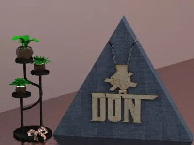 DON Pendant 3D print model